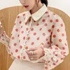 Kadınsı Bluzlar Moda Kadınlar Bluz Uzun Kollu Nedensel Şifon Polka Dot Giyim Bluz Gömlek Tops Tops 5325 50 210427