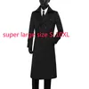 Men's Trench Coats Arrival Fashion High Quality Autumn Men Long Coat X-long Casual Double Breasted Thick Super Large Overcoat Plus Size S-10