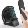 Smartphone Bezprzewodowa ładowarka Bluetooth Głośnik FM Radio Audio TF Karta Aux Music Player MP3 Clock Alarm Uchwyt na telefon komórkowy Stent Nowy A50 A50 A53