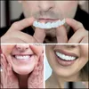 iced out Grillz Body Jewelry JewelryupperLower Cosmetic Denture Polyethylene Grills Fake Tooth Er Simation Teeth Whitening Dental2249511