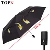 125 cm grande qualità automatica doppio strato pioggia donne 3 volte antivento grande ombrello esterno uomo donna paraguas ombrellone 210320