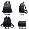 Rucksack Stil Frauen Leder s Hohe Qualität Weibliche Vintage für Mädchen Schultasche Reise Rucksack Damen Sac a Dos Rucksack 1115