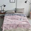 Летние тонкие дышащие хлопчатобумажные взрослые дети бросают одеяла для диван офис отдых полотенце одеяло кровать крышка покрытия кроватей 210317
