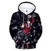 Populära klassiska Runa Yomozuki 3D-skriven hoodies Boys / Girls Fashion Långärmad Sweatshirt Streetwear Anime Yomozuki Runa Kläder Y211118