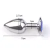 항문 플러그 스테인레스 스틸 스틸 크리스탈 항문 플러그 탈착식 엉덩이 플러그 자극기 항문 섹스 장난감 전립선 마사지 딜도 섹스 제품 220303