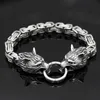 hommes bracelets loup