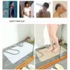Bath Mats Grid Waterproof Bathtub Mat PVC Shower Non-Slip Quick Drying Suction Cup Bathroom Toilet