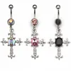 Yyjff D0550 Cross Belly Dreat Button Button Mix Mix Colors