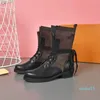 Designer Luxury Star Trail Line Ankle Boots Socks Heel Boots