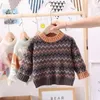 Otoño Invierno ropa pulóveres niños bebés niños suéteres Tops ropa de manga larga Casual niños Pull Fille Tiny Cottons Y1024