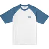 Summer Contrast Color Raglan Rękaw T-Shirt Mężczyźni 100% Bawełna Plus Rozmiar Oversize Topy Odzież marki SK130369 210716