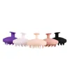 Escovas de cabelo Silicone Body Scalp Scalp Brush Shampoo Lavagem de chuveiro Spa267v3176403