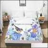 Sheets Conjuntos Suprimentos de cama Home Têxteis Jardim Luxo Elástico Elástico Cama de chapa com um colchão de banda ER Tamanho personalizável para nórdico BI