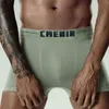 4 Pc/lot de haute qualité respirant Sexy hommes sous-vêtements Boxer Shorts imprimer troncs hommes Boxershorts sous-vêtements boxeurs Sexi CM001 H1214