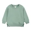 Höst barn sweatshirts långärmad barn pullover tröja söta casual barn hoodies m3855