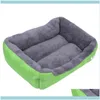 Dog Supplies Home Gardendog Houses & Kennels Aessories Pet Bed Warming House Soft Material Nest Baskets Fall And Winter Warm Kennel For Cat