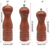 Set macinino in ceramica regolabile in legno varie dimensioni macina sale marino pepe nero 210712