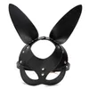 BDSM Sex Toys For Women Bondage Restraints Leather Sexy Rabbit Cat Ear Bunny Mask Masquerade Party Face Cosplay2571637