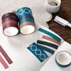 Macaron Renkler Yapıştırıcı Bantlar DIY El Hesap Araçları Karalama Defteri Günlüğü Renkli Kağıt Yapıştırıcılar Bant Ev Dekorasyon Sticker 2016 BH5576 TYJ