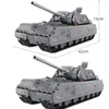 Militaire 2127 pièces allemand Panzer VIII Maus réservoir bloc de construction armée soldat léopard 2 principales bataille briques enfants enfants jouets cadeaux Q0624