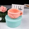 PRZY 3D Cup Schimmel Siliconen Trui Koffiekop Zeep Mallen Fondant Zeep Mallen Handgemaakte Mold Clay Resin Candle Mold 211110