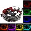 4 pc carro underglow luz LED RGB Neon atmosfera chassis tira luz acessórios exteriores à prova d 'água Decoração Ambient Light Bar