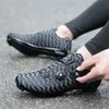 Road Bike Shoes SPD Self-Locking Flat Outdoor Mountain Hiking Professional Competition Cycling Men Footwear