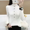 Autumn Winter Solid Sweaters for Women Casual Turtleneck Pullover Knitted Slim Half-Collar Sweater Vest 11040 210521
