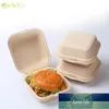 20 stks Disposable Eco-vriendelijke Bento Box Maaltijd Opslag Prep Lunchbox Fruit Salade Hamburger Cake Verpakking Doos Beschrijfbaar