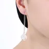 Groothandel 925 Sterling zilveren oorbellen bungels voor vrouwen bruiloft sieraden boom des levens meisje gift schattige mode kerst