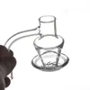 Spinning Banger Smoke Domeless Bucket Blender Bangers Nails Nyaste Stil För DAB Rig Glas Vatten Bongs Hookahs Terp Pearl Bead