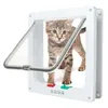 dog gate with cat flap
