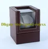 Single Watch Winder Box Leather Automatic Mechanical Winding Women's Watches Winder Holder Motor Shaker Tabl With Ultra-quiet Ladies Men's Wristwatches Battery