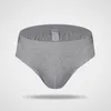 Underpants Pure Algodão Underwear Briefs Moda Simples Moda Respirável Homem Calcinha Calçada Venda 2XL-3XL