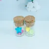 100 stks 22x30mm 5 ml Clear Transparent Cork Stopper Glass Tube Flessen Lege Jars Geurende Thee Fialen ContainersGood Aantal