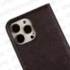Wallet flip lederen telefoonhoesjes voor iPhone 14 13 Pro Max I 12 11 Fashion Designer Magnetic Folio Card Holder mobiele telefoons Luxury9736864