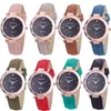 Luxe Fashion Women's Watches Crystal Leather Casual quartz horloge armband vrouwen Relogio Feminino Saat Horloges