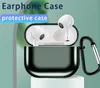 Akcesoria do zestawów słuchawkowych dla Airpods 3 Case Galwaniczne Anti Utracone Ochronne Pokrywy Słuchawki Przypadki z Hak Zapięcie Keychain Izeso