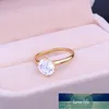 豪華な女性の小さなラボの婚約リングソリティアの結婚指輪女性工場価格の専門家のデザイン品質最新のスタイルの元のステータス