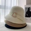 Stingy Brim Hats 2022 Autumn and Winter Fashion Women's Bucket Hat Solid Color Warme Basin For Women