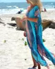 Vestido de encobrimento sexy Kaftan pareo sarongues túnica maiô de maiô