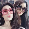 Designer Sunglasses Women sun glasses shades eye glasses eyeglasses Oversized Square Frame Bling Sunglass Fashion Accessories