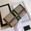 Women Wallet Designer Wallets Ladies for Hights Highting Fashion Long Style Leather Purse Holders with Hift Box Ophidia2717