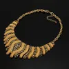Boucles d'oreilles collier Fani femmes italiennes accessoires de mariage ensemble de bijoux Dubai or Design mode perles africaines en gros