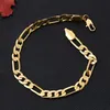 Cadena de eslabones Pulsera de 6 mm para mujeres Moda de lujo Hombres Hip Hop Punk Braclet Oro / Plata Color Aleación Metal Braslet Joyería Regalo Kent22