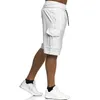 Shorts décontractés d'été Hommes Jogging Cargo Shorts Mâle Sport Pantalon de survêtement Cordon Jogger Pantalon MultiPocket Pantalon de survêtement 210322