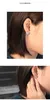 2021 Pure 925sterling silver Prevent Allergy Bees Stud Earrings for Women irregular geometric Wedding Earring Jewelry Pendientes