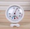 2021 Ronde vorm Mini White Indoor Outdoor Analoge Celsius Thermometer Hygrometer Temperatuur Vochtigheidsmeter Meetgereedschap