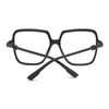 Marca de gafas de sol de moda Yoovos Marco de gafas de gran tamaño Mujeres 2021 anteojos para la óptica Diseñador de marca de la marca Anti Azul Light