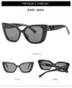 Óculos de sol de armação pequena de personalidade com V Word tendência européia e americana moda olho de gato feminino